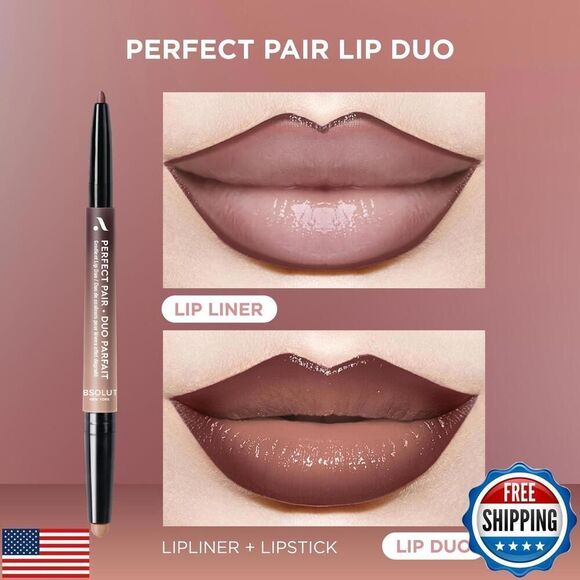 Absolute New York ALD08 Perfect Pair Lip Duo, Fuller and Poutier Lips, Deeper - Picture 4 of 5